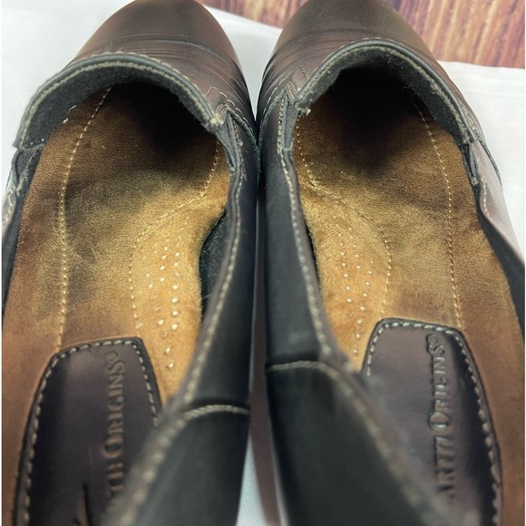 Earth Origins black leather slip on shoes women’s size 7m - Picture 17 of 17